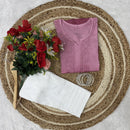 Ghass Patti Chhadi Hand Work Dual Shades Kurti & Lycra Stechble Pant - chikankariofficial