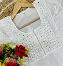 Ghasspatti Muqaish Gown - chikankariofficial