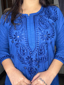 GhassPatti Muqaish kurti - chikankariofficial