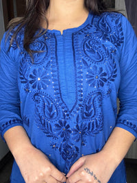 GhassPatti Muqaish kurti - chikankariofficial