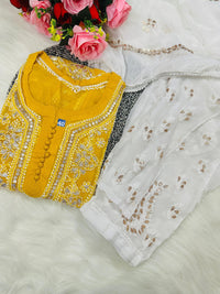 Gotapatti 3pc Set Heavy panel Edition ( With inner ) - chikankariofficial