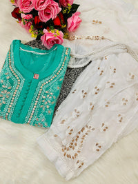 Gotapatti 3pc Set Heavy panel Edition ( With inner ) - chikankariofficial