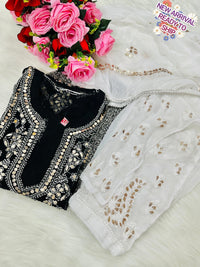 Gotapatti 3pc Set Heavy panel Edition ( With inner ) - chikankariofficial