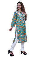 Gulafsha Allover Bali Work Floral Kurta - chikankariofficial