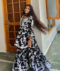 Gunjan Mul Gharara Combo - chikankariofficial