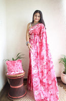 Hand Block Printed Saree - chikankariofficial