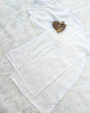 Hand worked Chikankari Rayon Plazzo Free size - chikankariofficial