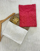 Handcrafted Dobby Cotton Kurtis - chikankariofficial