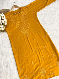 Handcrafted Rayon Co - ord Muqaish Combo Tanya Special - chikankariofficial