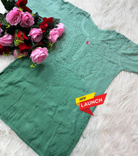 Handowork Short tops - chikankariofficial