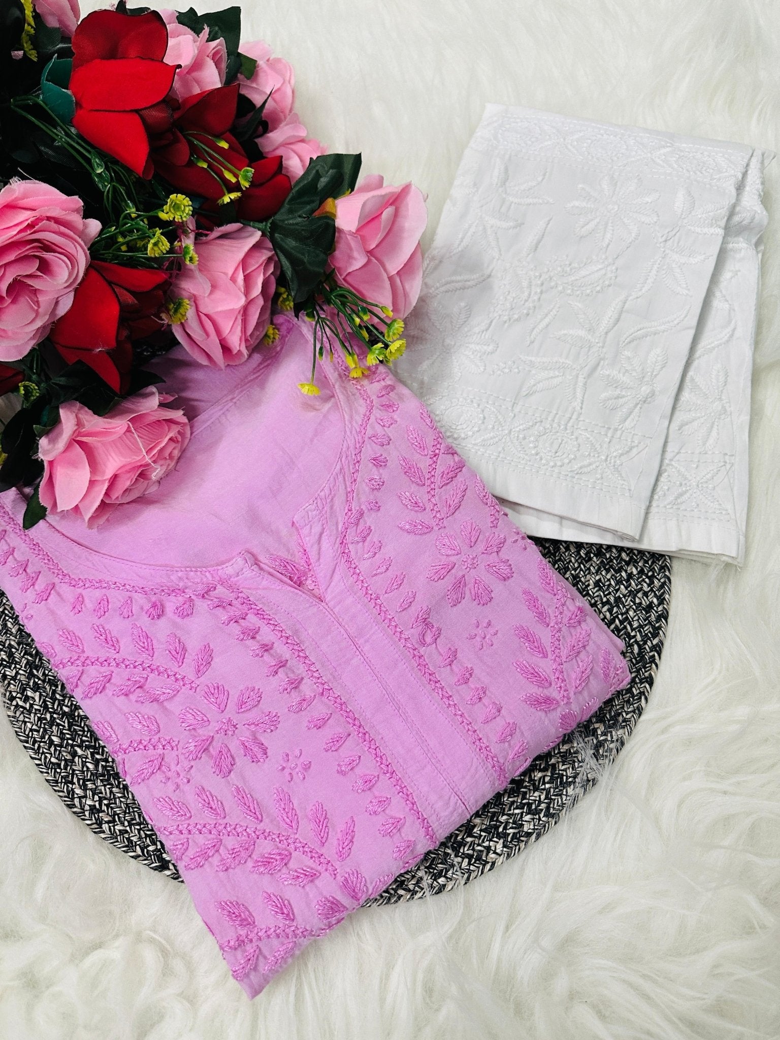 Handwork Muslin ChiKan Upgraded Edition Combo - chikankariofficial
