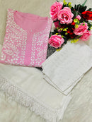 Handwork Pure Modal chikan kurti - chikankariofficial