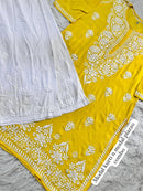 Handwork pure Modal Heavy work kurti - chikankariofficial