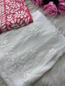 Handwork pure Modal Heavy work kurti - chikankariofficial