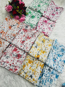 Handwork Pure Mul cotton Floral Printed Combo - chikankariofficial