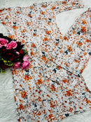 Handwork Pure Mul cotton Floral Printed Combo - chikankariofficial