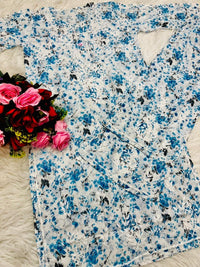 Handwork Pure Mul cotton Floral Printed Combo - chikankariofficial