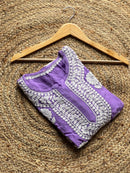 Handworked Muslin Boota luxurious Kurti - chikankariofficial