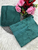 Heavy Chikankari Handwork Muslin Ombre combo - chikankariofficial