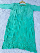 Heavy Daman Buta Dual Shade Modal Dyed kurtis - chikankariofficial