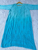 Heavy Daman Buta Dual Shade Modal Dyed kurtis - chikankariofficial