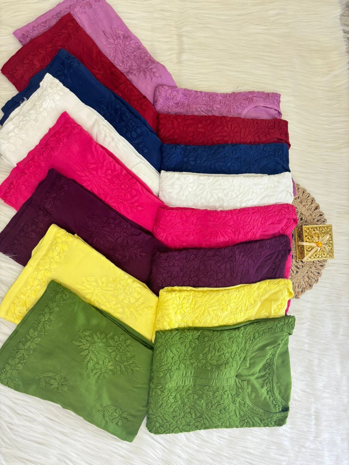 Heavy Daman Modal ( Set Achal Special ) - chikankariofficial