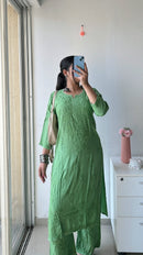 Heavy Daman Modal ( Set Achal Special ) - chikankariofficial