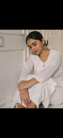 Heavy Daman Originally Handmade Pure Modal 3pc - chikankariofficial