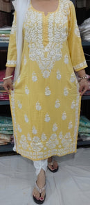 Heavy modal cotton kurti - chikankariofficial