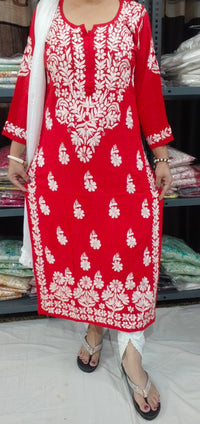 Heavy modal cotton kurti - chikankariofficial