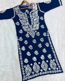 Heavy Modal Cotton Kurtis - chikankariofficial