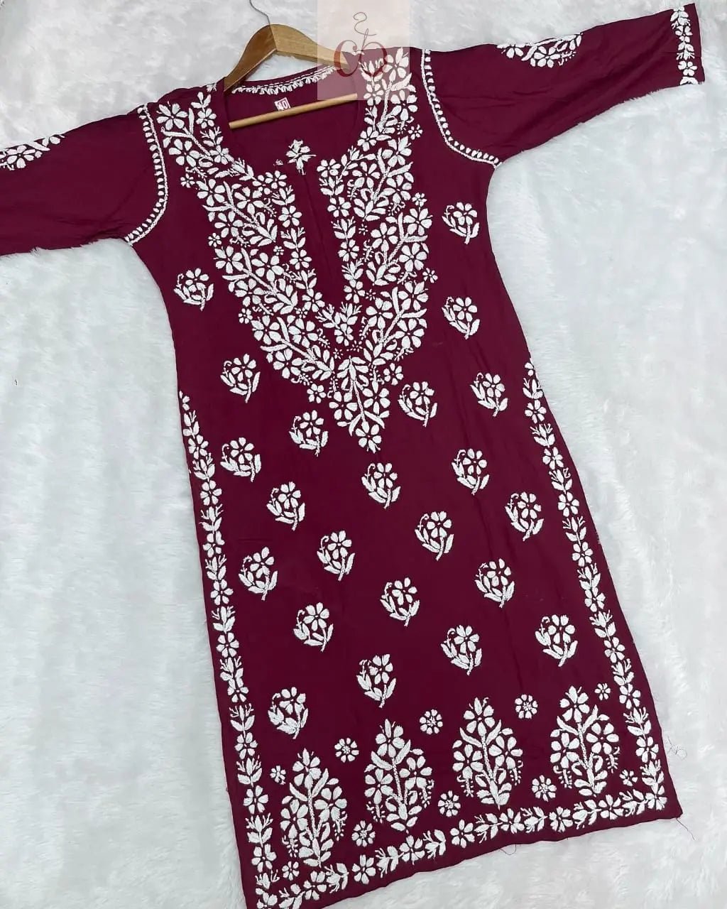 Heavy Modal Cotton Kurtis - chikankariofficial