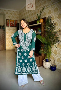 Heavy Modal Cotton Kurtis - chikankariofficial
