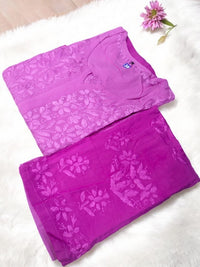 Heavy Ombre Dyed Modal Plazzo Combo - chikankariofficial