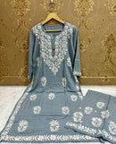 Heavy Rayon plazzo Chikankari combo - chikankariofficial