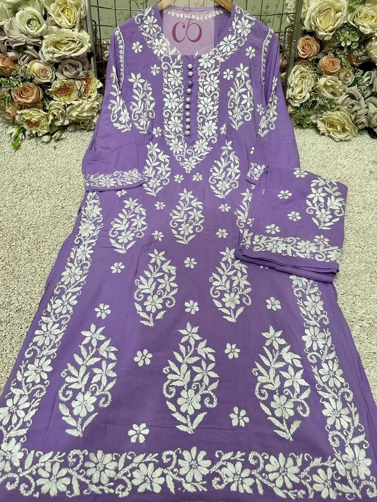 Heavy Work Big Buta Modal Plazo set