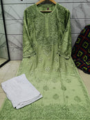 High quality muslin Kurta - chikankariofficial