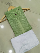 High quality muslin Kurta - chikankariofficial