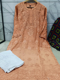 High quality muslin Kurta - chikankariofficial