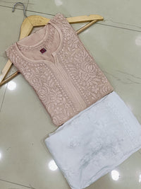 High quality muslin Kurta - chikankariofficial