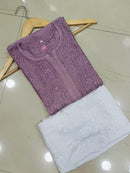 High quality muslin Kurta - chikankariofficial