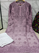 High quality muslin Kurta - chikankariofficial