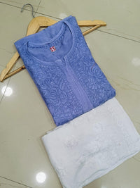 High quality muslin Kurta - chikankariofficial