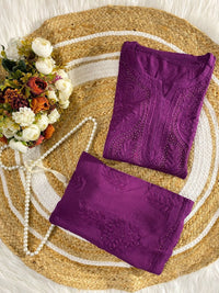 Import Quality Soft Rayon Kurti and Plazzo co ord - chikankariofficial