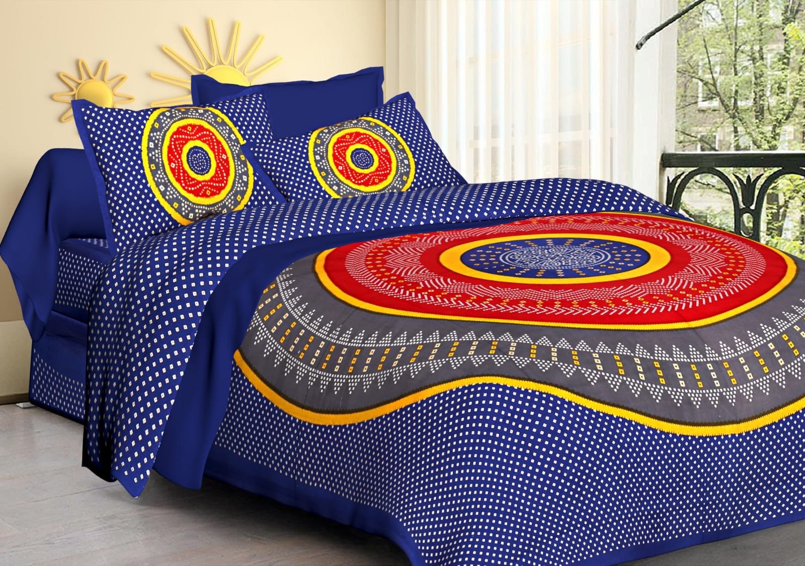 Jaipuri Printed Random Bedsheets - chikankariofficial