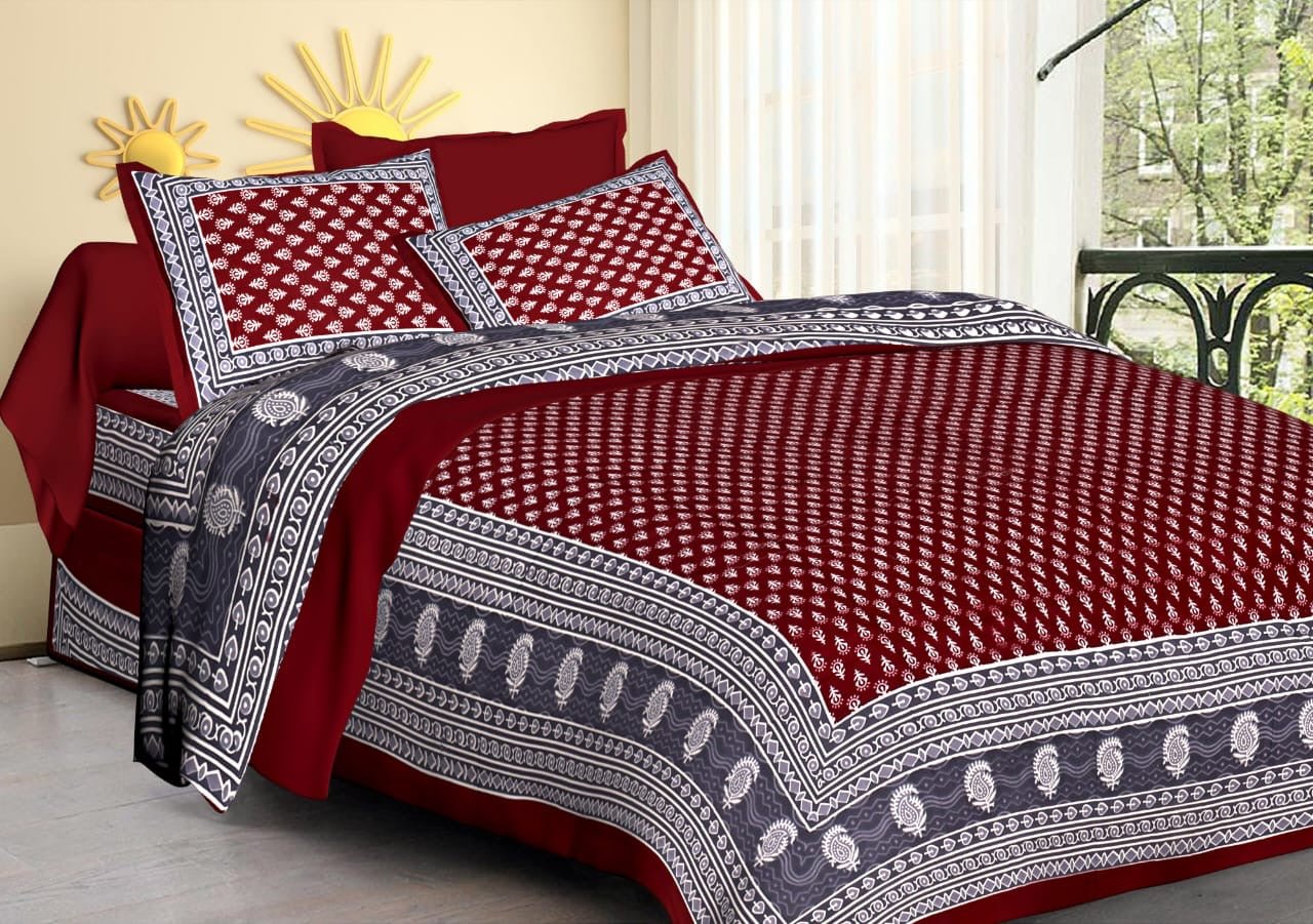 Jaipuri Printed Random Bedsheets - chikankariofficial