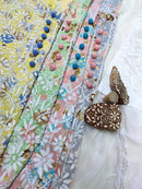 Kurashiya Daman Handcrafted Kurtis - chikankariofficial