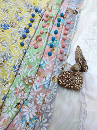 Kurashiya Daman Handcrafted Kurtis - chikankariofficial