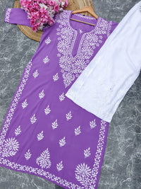 Latest Rayon Contrasting Shades Kurtis - chikankariofficial