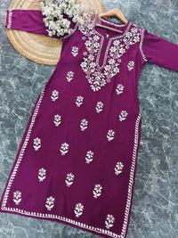 Latest Rayon Kurtis ( Fresh ) - chikankariofficial